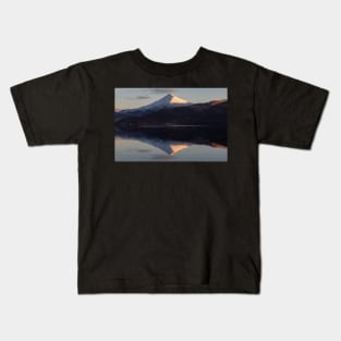 'Evening Light, on Schiehallion', The Fairy Mountain, Kinloch Rannoch, Perthshire. Kids T-Shirt